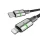Avax CB637 STEELY LED USB-C - Lightning 3m Black