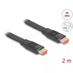 DeLock High Speed HDMI 8K Flat Ribbon Cable 2m Black