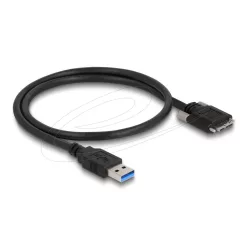   DeLock USB 5 Gbps Cable Type-A male to Type Micro-B male 0,5m Black