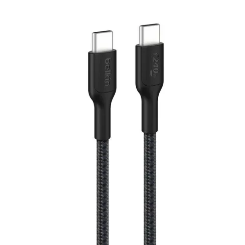 Belkin USB-C to USB-C Braided Cable 240W 1m Black