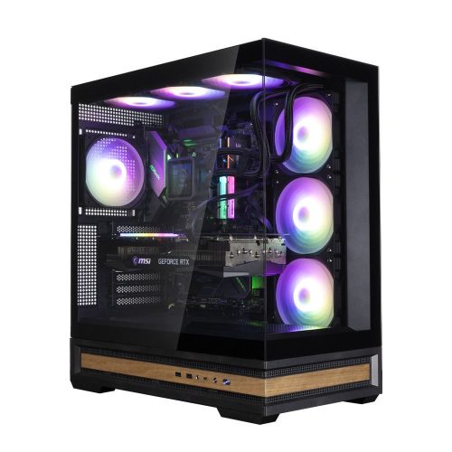 Zalman P40 Namu RGB Tempered Glass Black