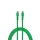 COLORUM USB-C to USB-C cable 1,8m Green