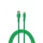 COLORUM USB-A to USB-C cable 1,8m Green