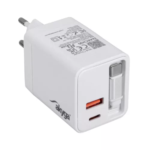Akyga AK-CH-30 65W Wall Charger White