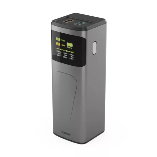 Hama ”High Power” 150W 24000mAh PowerBank Grey