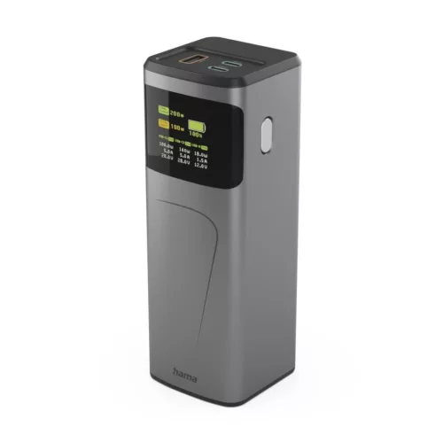 Hama ”High Power” 200W 24000mAh PowerBank Grey