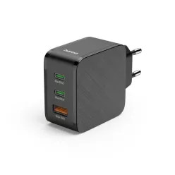 Hama Fast Charger 2x USB-C PD 1x USB-A QC 65W Black