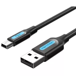 Vention USB-A/M to mini USB-B/M 0,5m Black
