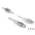 DeLock USB 2.0 Type-A male to USB 2.0 Type-B male 1,5m cable Transparent