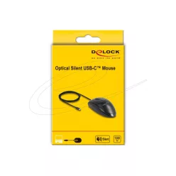 DeLock USB Type-C Mouse Black