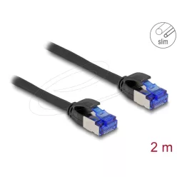 DeLock CAT6A S-FTP Patch Cable 2m Black