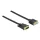 DeLock DVI 12+5 male to VGA female 1m Black