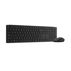   Lenovo Pro 6000 Wireless Bluetooth Multi-Mode Combo Keyboard and Mouse Black HU