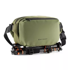   K&F Concept 2in1 Sling Bag Everyday Shoulder Bag & Photography Camera Backpack 10L Green