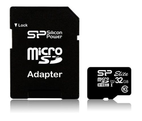 Silicon Power 32GB microSDHC Elite Class 10 UHS-I V10 + adapterrel
