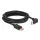 DeLock DisplayPort cable male straight to male 90° downwards angled 8K 60 Hz 5m Black
