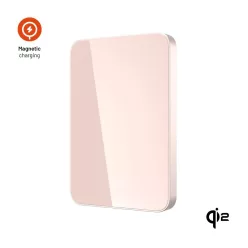 FIXED MagZen 5 Qi2 külső akkumlátor 5000 mAh, rózsaszín