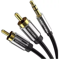 Vention 3.5mm Male to 2RCA Male Audio Cable 2m Black