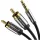 Vention 3.5mm Male to 2RCA Male Audio Cable 3m Black