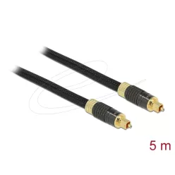 DeLock Toslink Standard Cable male - male 5m Black