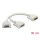 DeLock Adapter Y-Cable Splitter D-Sub 15 pin male to 2 x D-Sub 15 pin female with screws 30cm