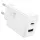 Hoco N71 Nuevo PD30W+QC3.0 GAN USB-C, USB-A Charger White