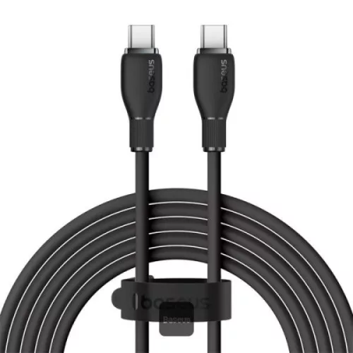 Baseus Pudding Series Fast Charging Cable With High-Speed Data Transmission Type-C to Type-C 100W 5A 1,2m Black