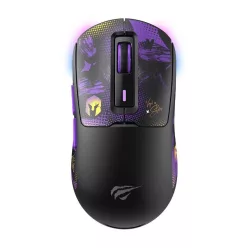   HAVIT Gamenote MS969WB x VKS Gaming Wireless Bluetooth Mouse Black/Purple