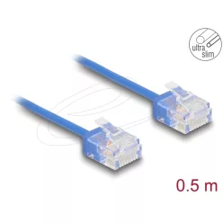DeLock CAT6 U-UTP Patch Cable 0,5m Blue