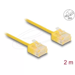 DeLock CAT6 U-UTP Patch Cable 2m Yellow