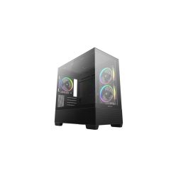 DeepCool CG380 3F Tempered Glass Black