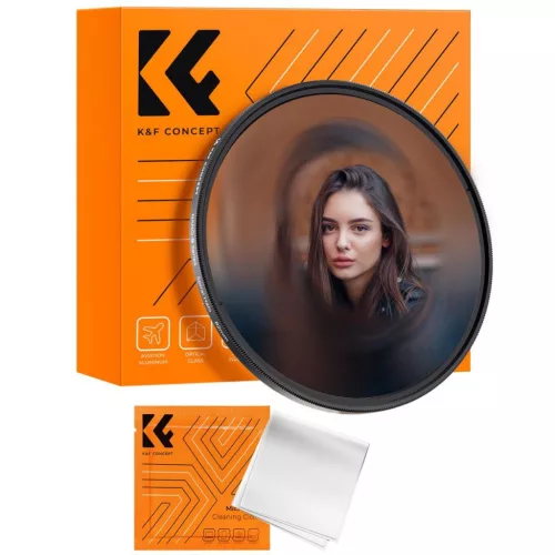 K&F Concept Nano-B Series Halo Swirl, spirál hatás effekt szűrő, 77mm