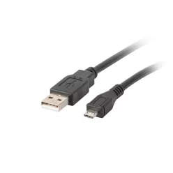 Lanberg USB micro (M) to USB-A (M) 2.0 cable 0,3m Black