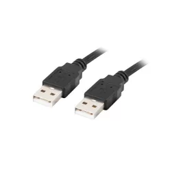 Lanberg USB-A M/M 2.0 cable 0,5m Black