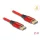 DeLock DisplayPort Cable 16K 60 Hz 2m Red Metal