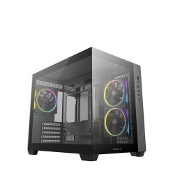 DeepCool CG330 3F Tempered Glass Black