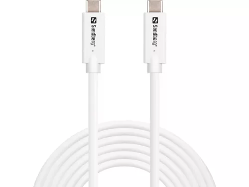 Sandberg USB3.2 USB-C to USB-C cable 3m White