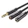 Vention 3,5mm Jack to 2x3,5mm Jack Splitter Cable 0,3m Black