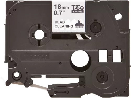 Brother TZE-CL4 laminált P-touch szalag (18mm) Black on Clear - 8m
