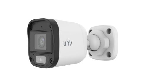 Uniview 2MP analóg ColorHunter Dual-light csőkamera, 2,8mm fix objektívvel, mikrofonnal (DL)