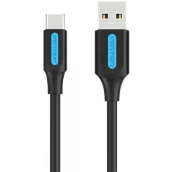 Vention USB-A 2.0/M to USB-C/M cable 0,5m Black