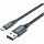 Vention USB 2.0 A to MicroUSB B Cable 0,25m Black/Blue