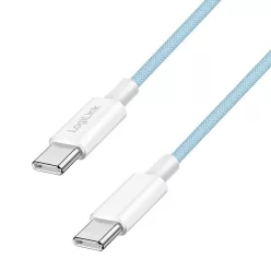 Logilink USB 2.0 Type-C male to male cable 1m Blue