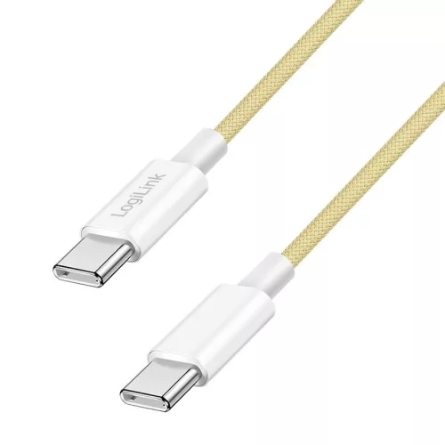 Logilink USB 2.0 Type-C male to male cable 1m Yellow