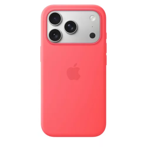 Apple iPhone 17 Pro Silicone Case with MagSafe Bright Guava