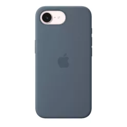 Apple iPhone 17e Silicone Case with MagSafe Anchor Blue