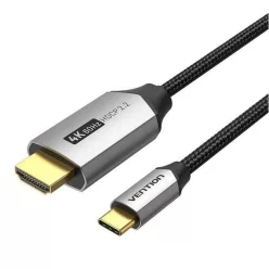 Vention USB-C to HDMI Cable 1m Grey