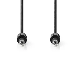   Nedis 6.35 mm Male to 6.35 mm Male Stereo Audio Cable 2m Black