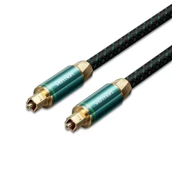 Vention Toslink optical audio cable braided 3m Green Copper