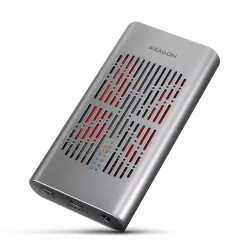   AXAGON EEM2-20GD USB-C 20Gbps Dual M.2 NVMe SSD Clone Mastert Enclosure